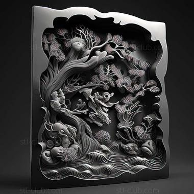 3D мадэль Китайские туши (STL)